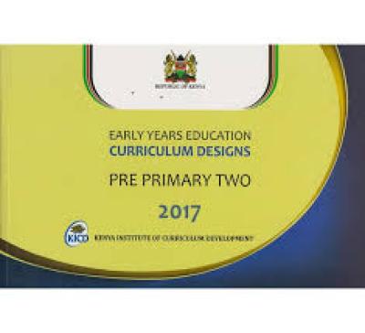 Early Years Edu Curriculum Designs Pre-Primary 2